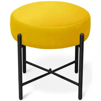 Пуф Sheffilton SHT-B4 41x41x40 см металл цвет золотой