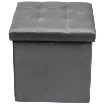 Пуф складной серый 38x38 см