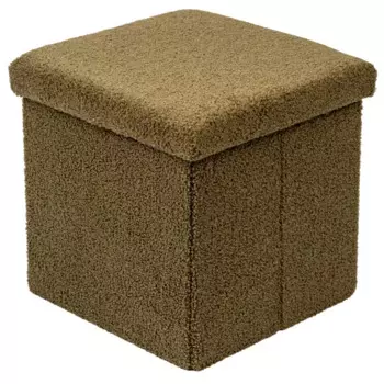 Пуф складной темно-зеленый 38x38 см