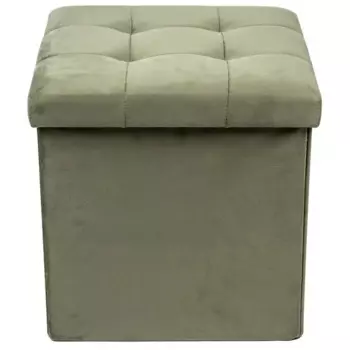 Пуф складной зеленый 38x38 см