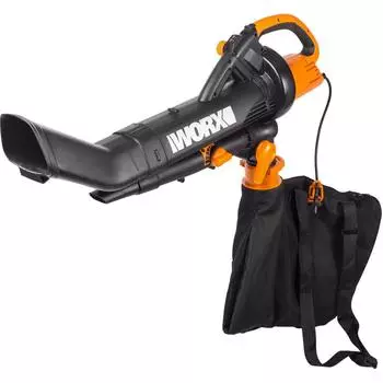 Пылесос-воздуходувка садовый электрический Worx WG505E 3000 Вт