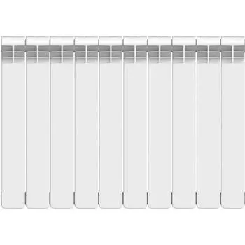 Радиатор секционный Equation Bimetal 500/100 10 секций боковое подключение биметалл белый