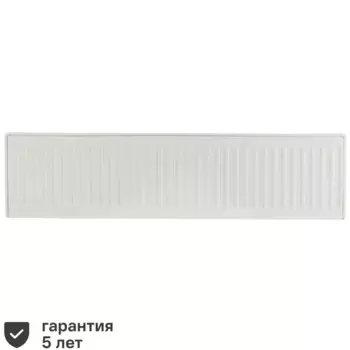 Радиатор панельный Ростерм 22 300x1400 боковое универсальное подключение сталь белый