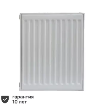 Радиатор панельный Steel PB-22-5-04 22 500x400 боковое подключение сталь белый