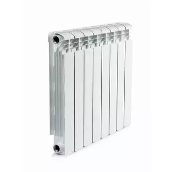 Радиатор секционный Rifar Alum RAL50008 500/90 8 секций боковое подключение алюминий белый