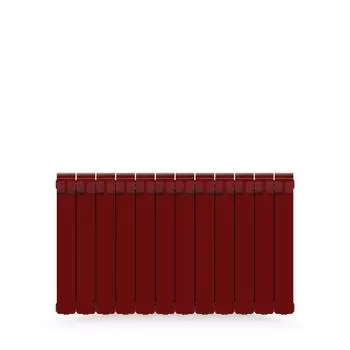 Радиатор Rifar Monolit 500 12 секций цвет бордо биметалл
