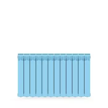 Радиатор Rifar Monolit 500 12 секций цвет голубой биметалл