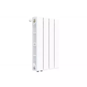 Радиатор секционный Rifar Supremo VL 500/90 4 секции нижнее левое подключение биметалл белый