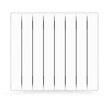 Радиатор секционный Rifar Supremo 500/90 8 секций боковое подключение биметалл белый