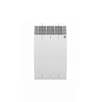 Радиатор секционный Royal Thermo Biliner Alum 500/87 4 секции боковое подключение алюминий белый