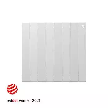 Радиатор секционный Royal Thermo Pianoforte 500/100 8 секций боковое подключение биметалл белый