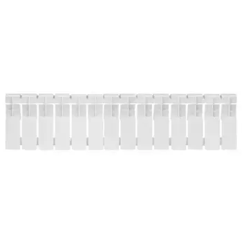 Радиатор секционный Le Heat Bimetal 200/100 14 секций боковое подключение биметалл белый