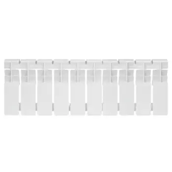 Радиатор секционный Le Heat Bimetal 200/100 10 секций боковое подключение биметалл белый