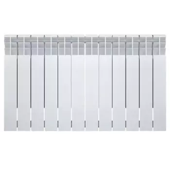 Радиатор секционный Oasis Bimetal 500/80 12 секций боковое подключение биметалл белый