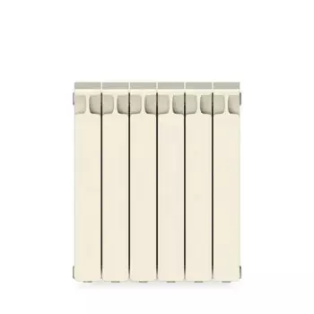 Радиатор секционный Rifar Monolit M50006RAL1015 500/100 6 секций боковое подключение биметалл бежевый