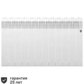 Радиатор секционный Royal Thermo Biliner 350/87 12 секций боковое подключение биметалл белый