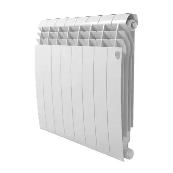 Радиатор секционный Royal Thermo BiLiner B 500/87 8 секций боковое подключение биметалл белый