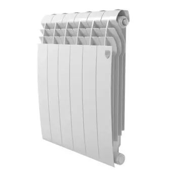 Радиатор секционный Royal Thermo BiLiner B 500/87 6 секций боковое подключение биметалл белый