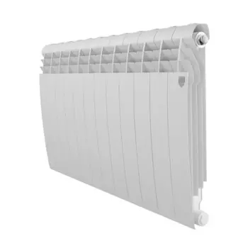 Радиатор секционный Royal Thermo BiLiner B 500/87 12 секций боковое подключение биметалл белый