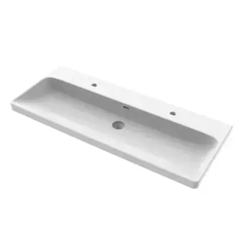 Раковина для двоих Konsensa Teano 121 см сифон в комплекте