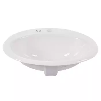Раковина круглая Бианка 54 см, цвет белый