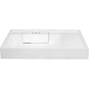 Раковина на стиральную машину Aquaton Рейн 80 см правая белая