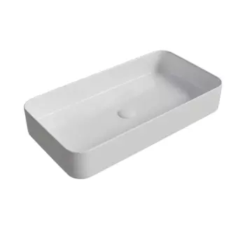 Раковина Slim Square 70 накладная на столешницу 71x37 см