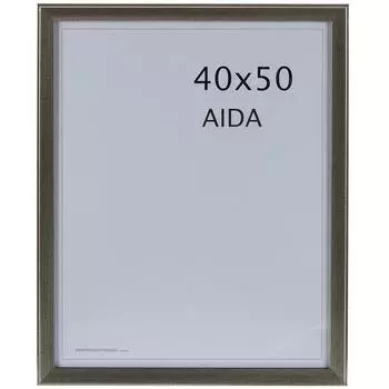 Рамка Aida 40x50 см цвет серебро с патиной