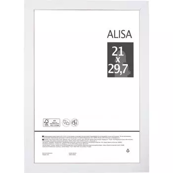 Рамка Alisa, 21x29.7 см, цвет белый