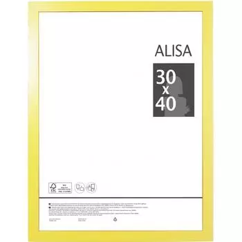Рамка Alisa, 30x40 см, цвет желтый