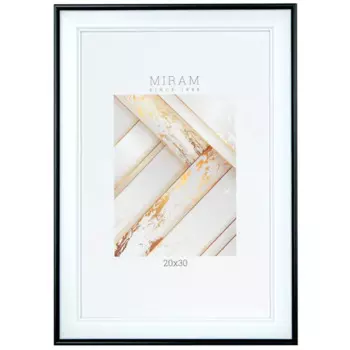Рамка без паспарту Мирам 20x30 см пластик цвет белый