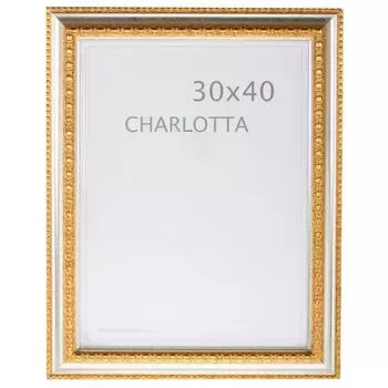 Рамка Charlotta 30х40 см пластик цвет золото