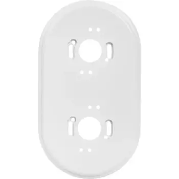 Рамка для розеток и выключателей Electraline 2 поста цвет белый