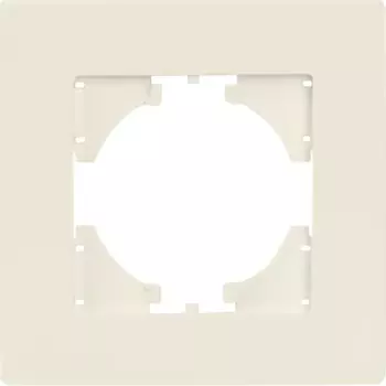 Рамка для розеток и выключателей Gusi Electric City 1 пост цвет бежевый