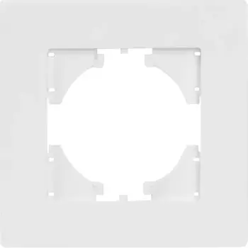 Рамка для розеток и выключателей Gusi Electric City 1 пост цвет белый