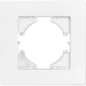 Рамка для розеток и выключателей Gusi Electric City 1 пост цвет жемчуг