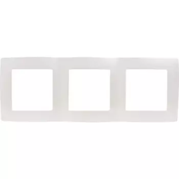 Рамка для розеток и выключателей Эра 12-5003-15 3 поста цвет бежевый