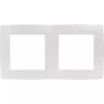 Рамка для розеток и выключателей Эра 12-5002-15 2 поста цвет бежевый