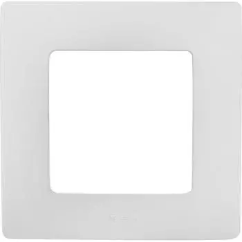 Рамка для розеток и выключателей Legrand Etika 1 пост, цвет алюминий