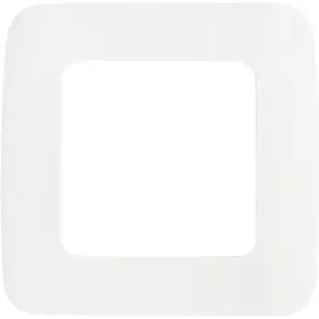 Рамка для розеток и выключателей Lexman Cosy 1 пост, цвет белый