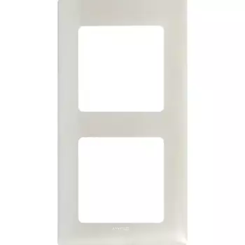 Рамка для розеток и выключателей Lexman Lilian Classic 2 поста цвет жемчужный