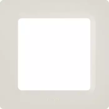 Рамка для розеток и выключателей Lexman Lilian Modern 1 пост цвет слоновая кость