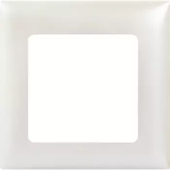 Рамка для розеток и выключателей Lexman Lilian Classic 1 пост цвет жемчужный