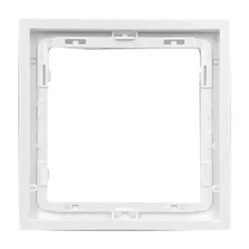 Рамка для розеток и выключателей Mirkl Grace 1 пост цвет белый