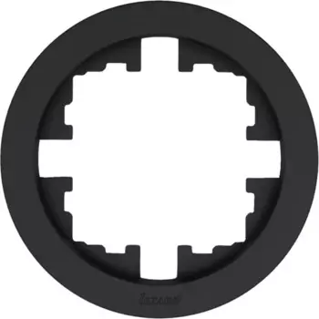 Рамка для розеток и выключателей Osen 1 пост цвет черный