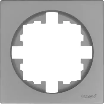 Рамка для розеток и выключателей Osen 1 пост цвет серый