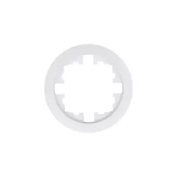 Рамка для розеток и выключателей Osen 1 пост круглая цвет белый