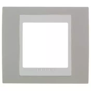 Рамка для розеток и выключателей Schneider Electric Unica 1 пост, цвет песчаный/бежевый
