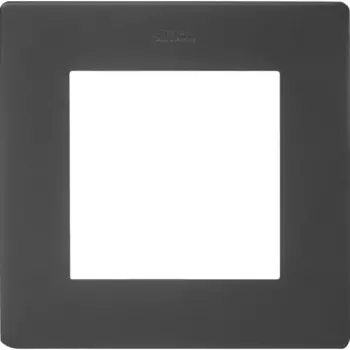 Рамка для розеток и выключателей Simon 24 1 пост цвет графит