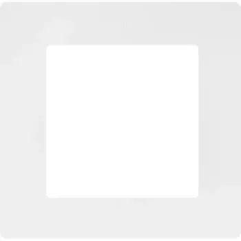 Рамка для розеток и выключателей Simon 24 1 пост цвет белый